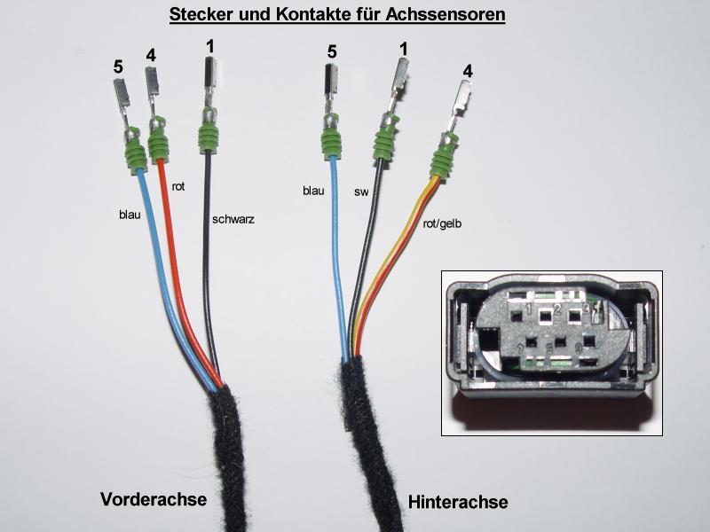 SENSOR LEUCHTWEITENREGULIERUNG HINTEN für AUDI A3 Q3 VW PASSAT B6